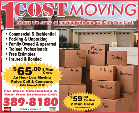 1 Cost Movers